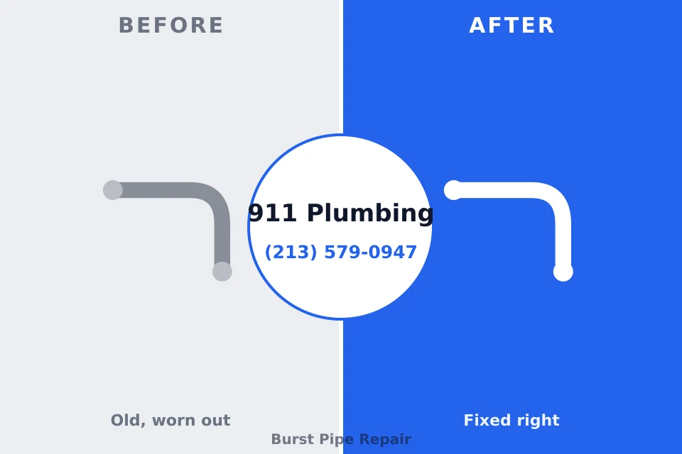 Before and after: plumbing company Columbia, SC
